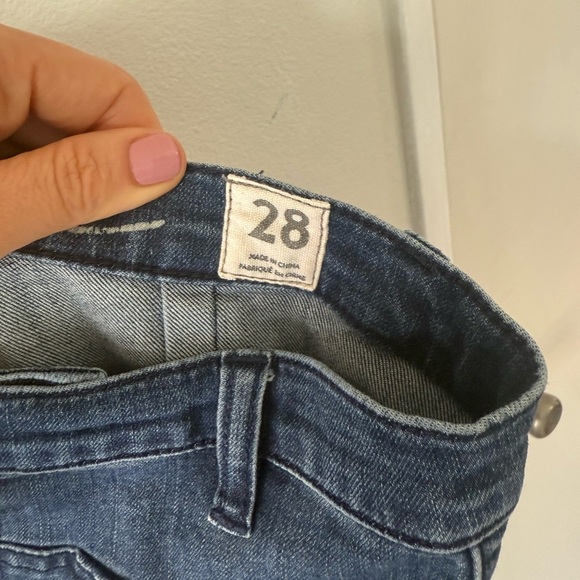 Free People Indigo Lace-Up Flare Jeans - Picture 4 of 10